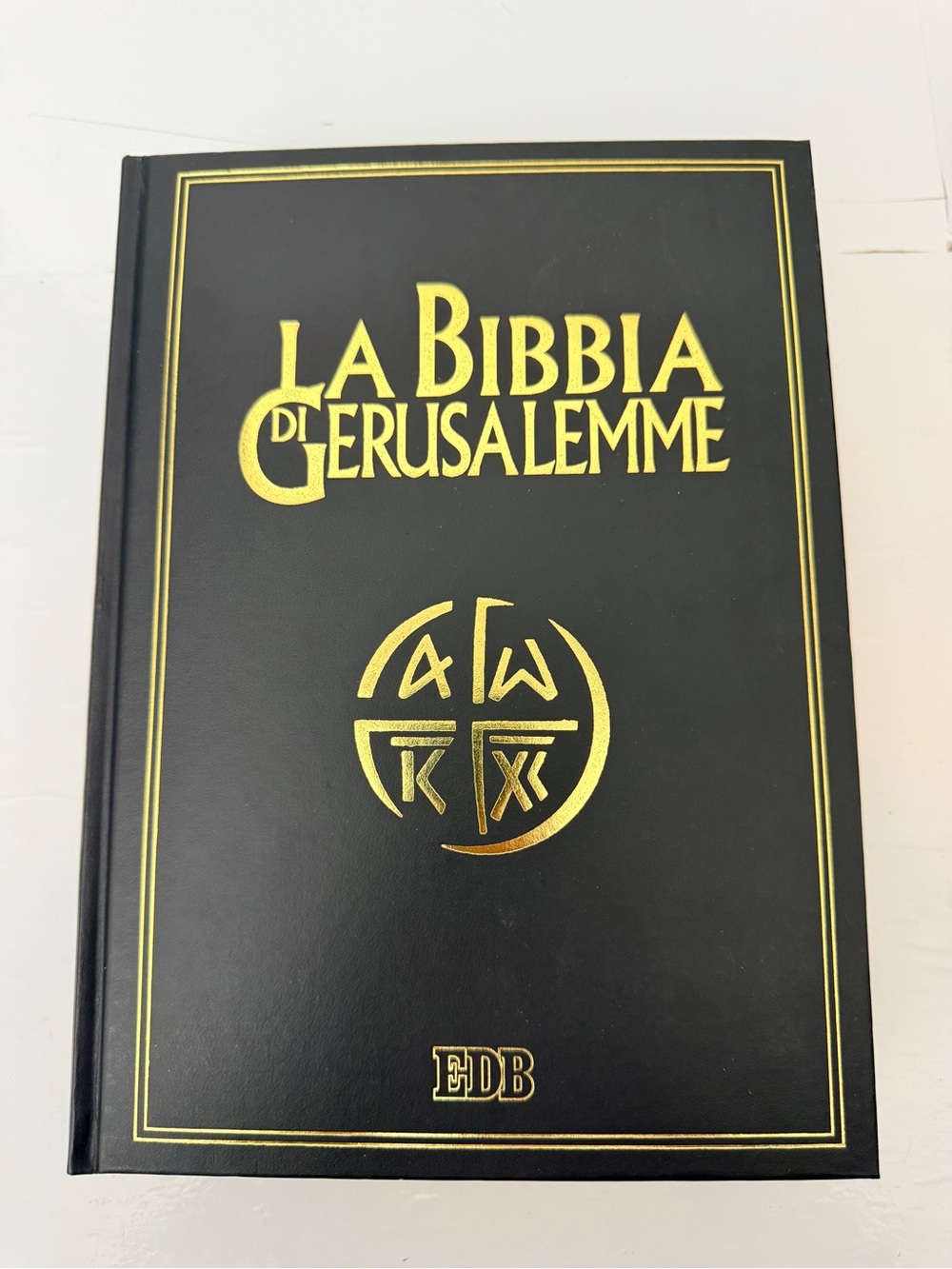 Vintage La Bibbia di Gerusalemme Italian Jerusalem Bible Hardcover EDB 2011